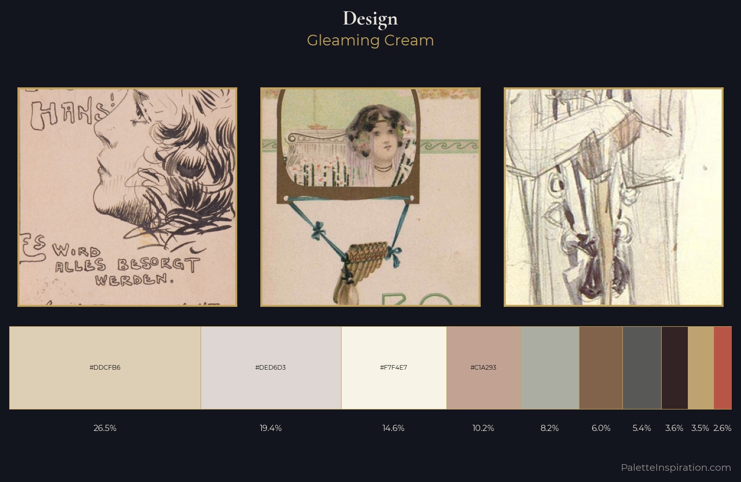 design Palette 5 — Gleaming Cream