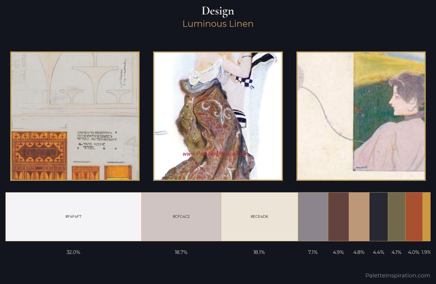 design Palette 9 — Luminous Linen