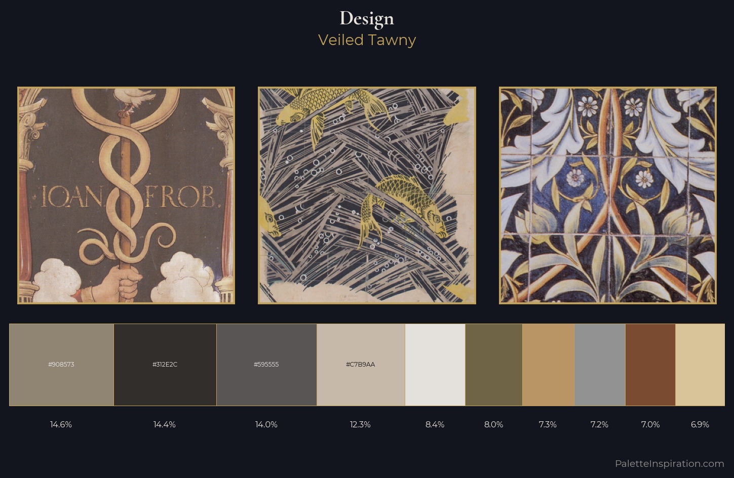 design Palette 12 — Veiled Tawny