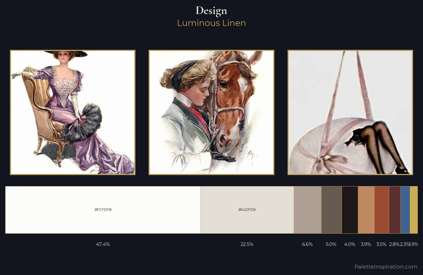 design Palette 13 — Luminous Linen