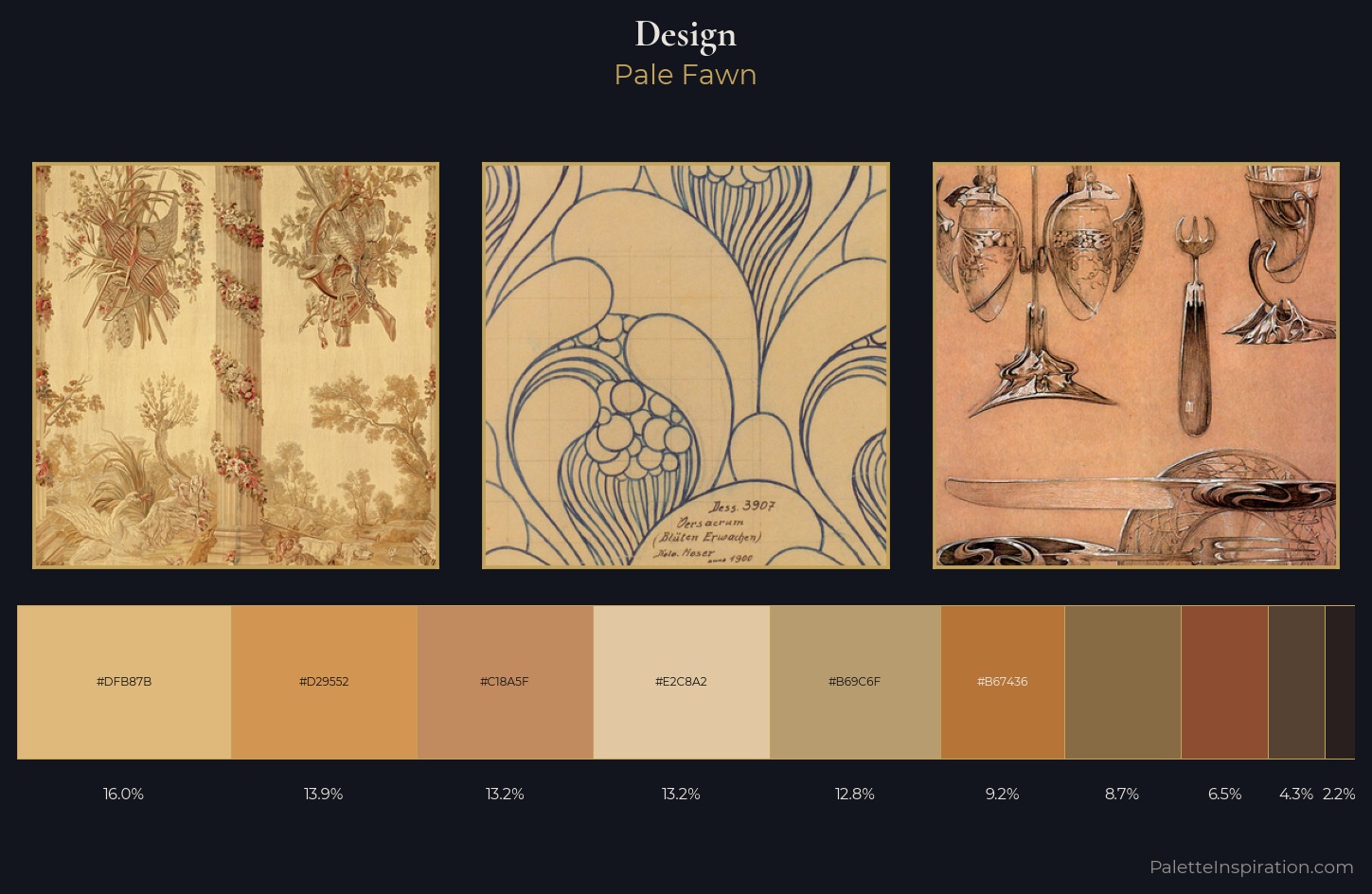 design Palette 16 — Pale Fawn