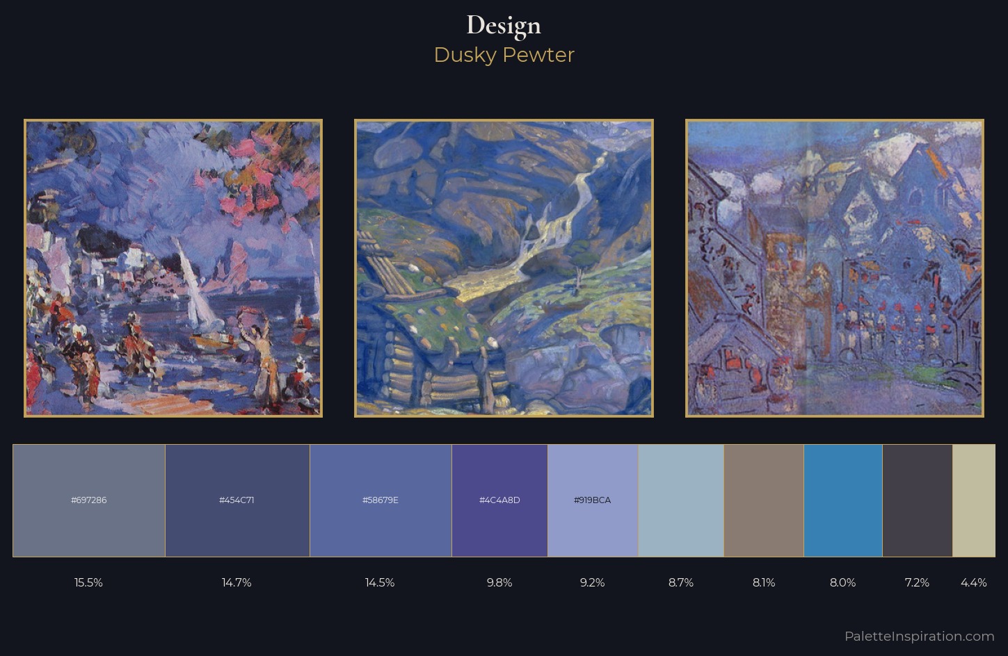 design Palette 19 — Dusky Pewter