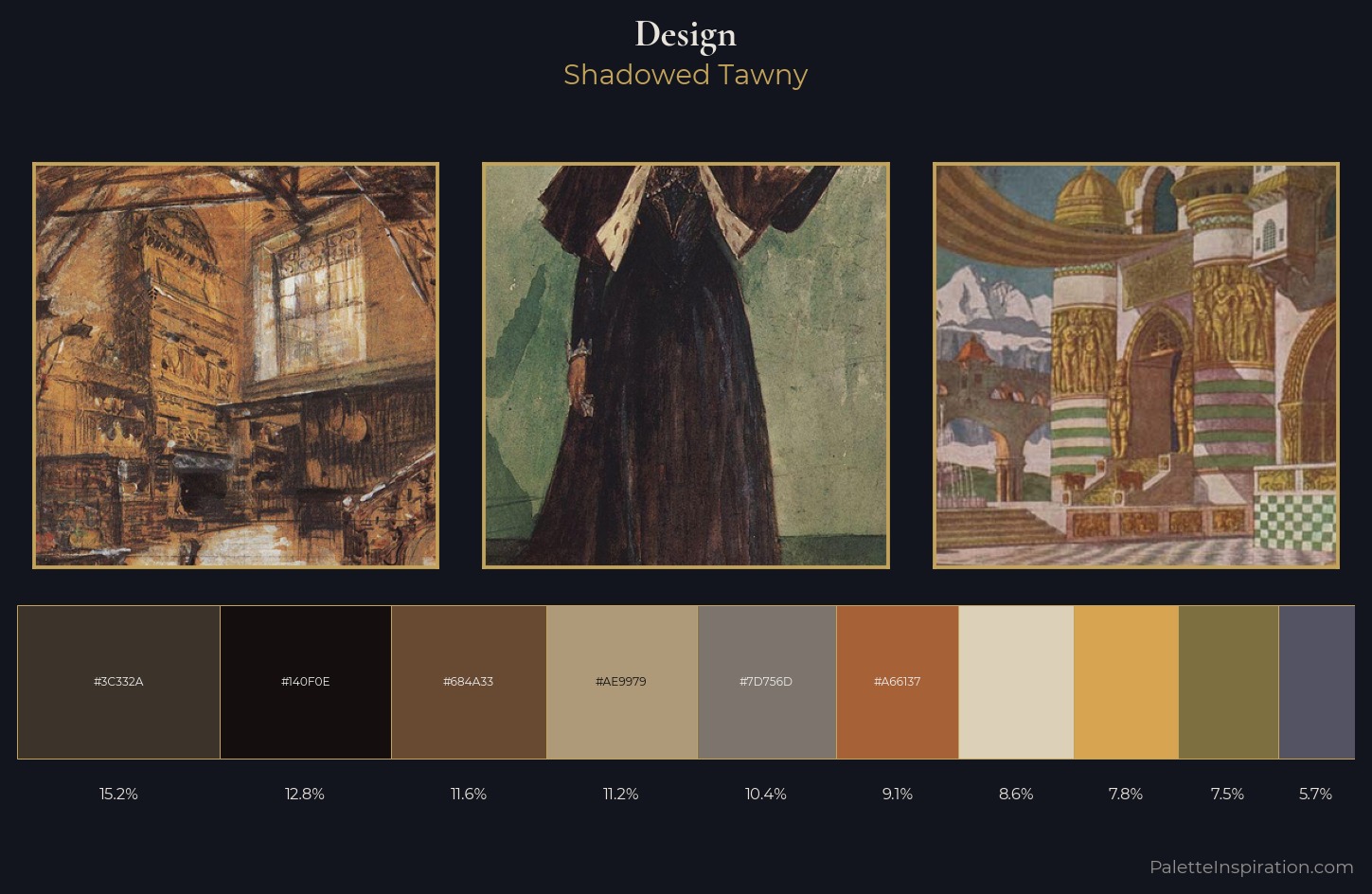 design Palette 21 — Shadowed Tawny