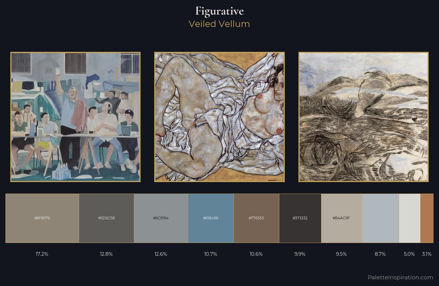 figurative Palette 9 — Veiled Vellum