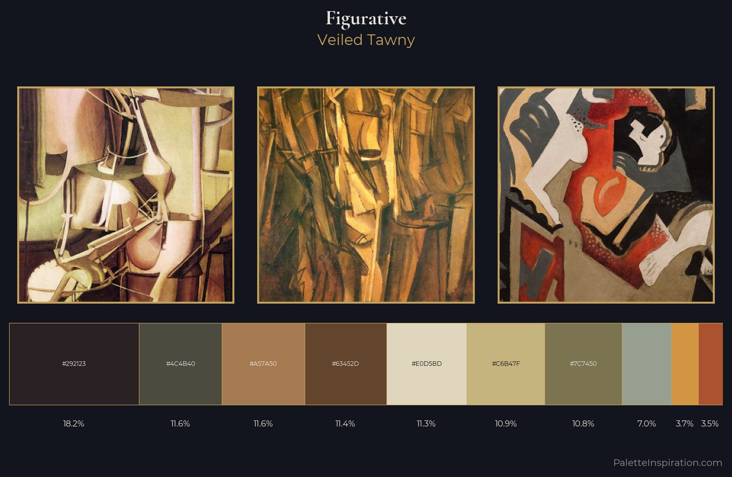 figurative Palette 12 — Veiled Tawny