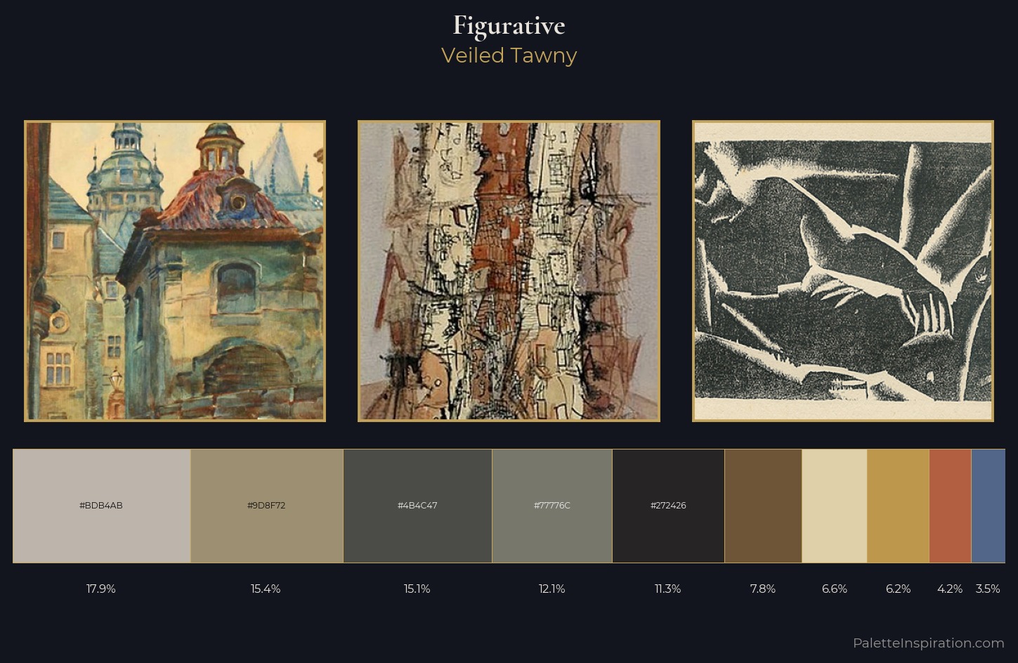 figurative Palette 14 — Veiled Tawny