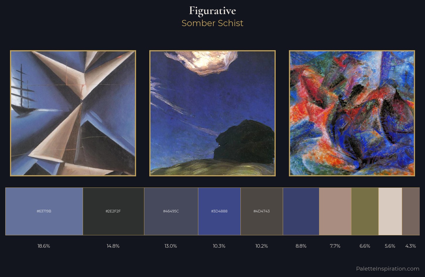figurative Palette 19 — Somber Schist