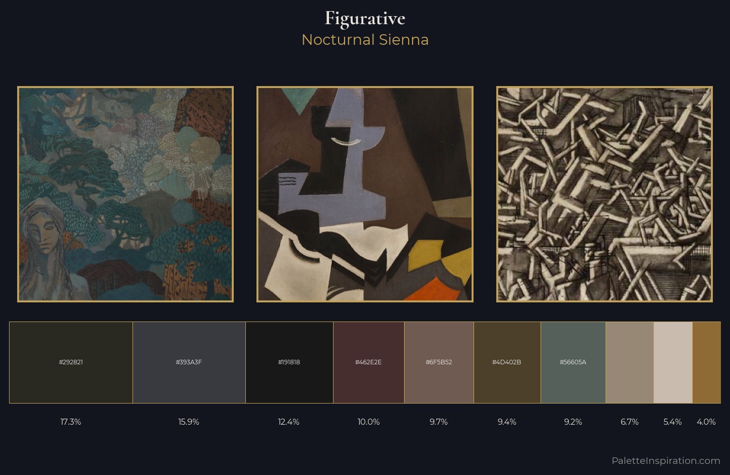 figurative Palette 21 — Nocturnal Sienna