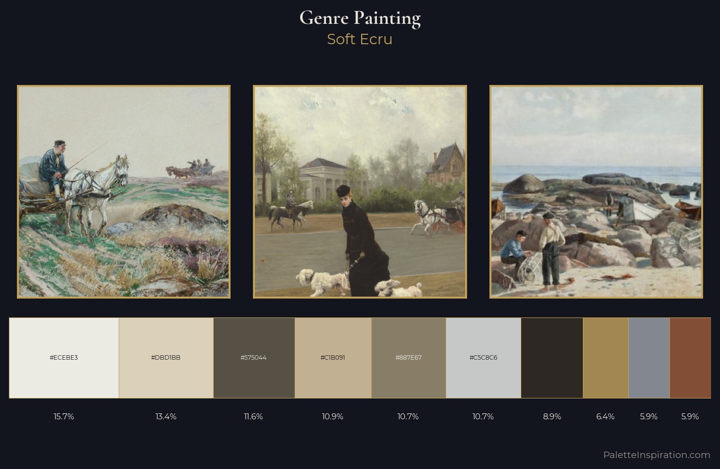 genre painting Palette 4 — Soft Ecru