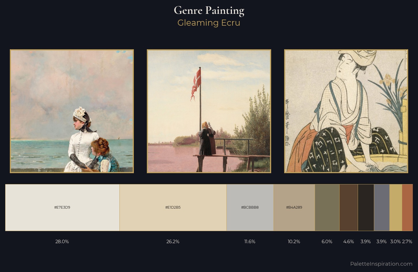 genre painting Palette 5 — Gleaming Ecru