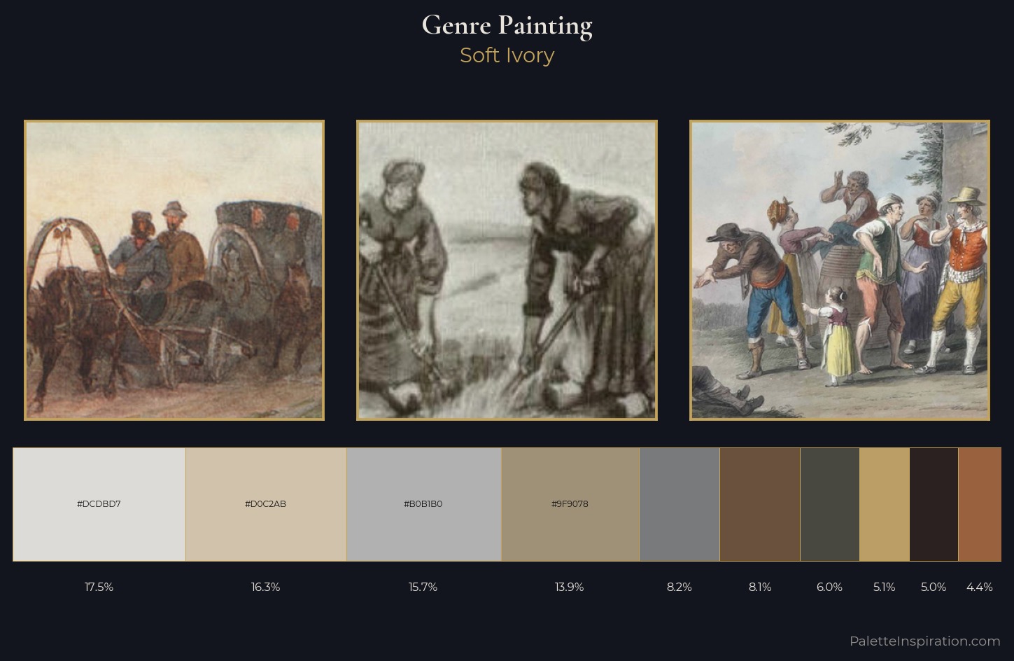 genre painting Palette 7 — Soft Ivory