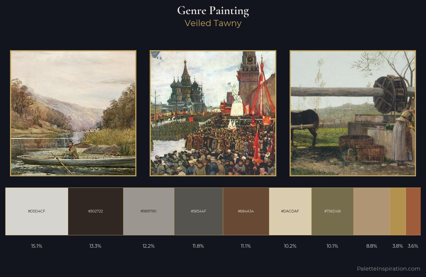 genre painting Palette 9 — Veiled Tawny