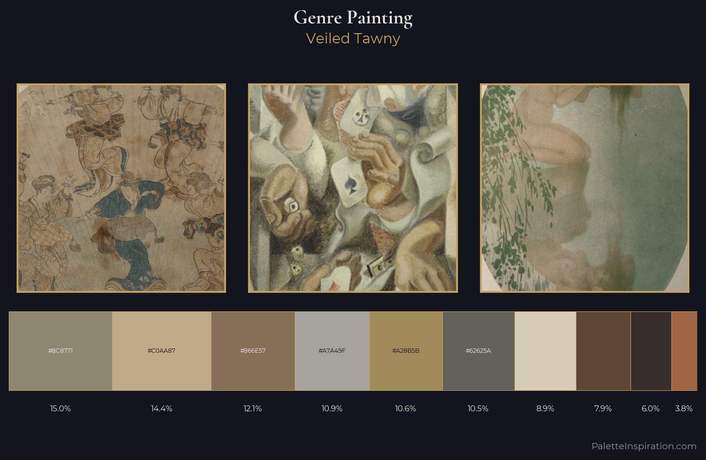 genre painting Palette 11 — Veiled Tawny