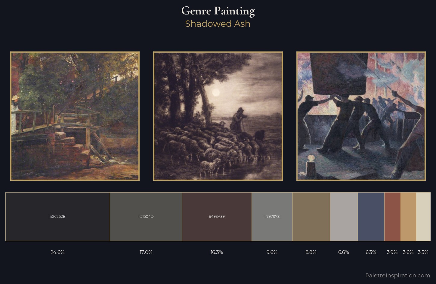 genre painting Palette 19 — Shadowed Ash