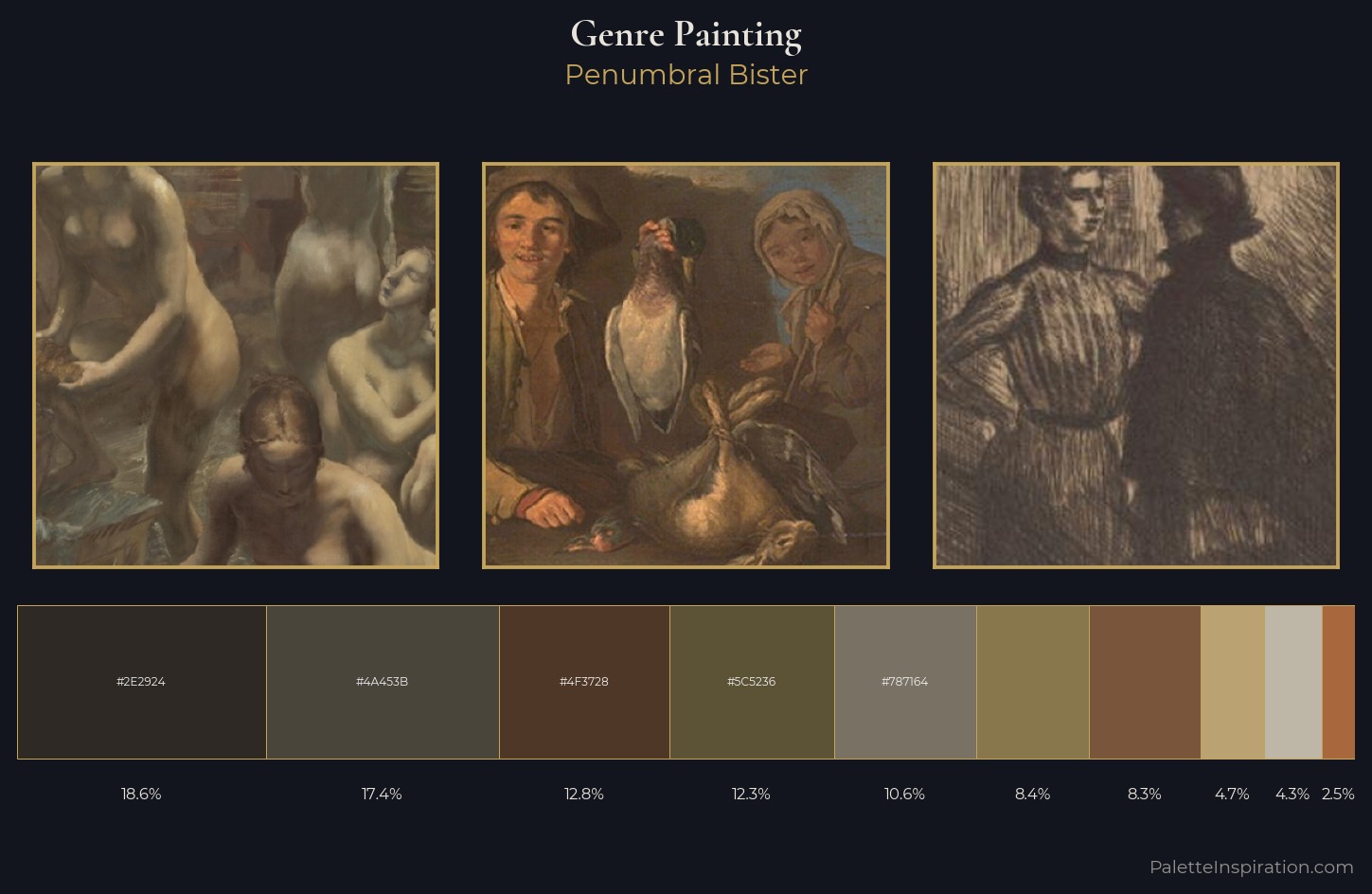 genre painting Palette 22 — Penumbral Bister