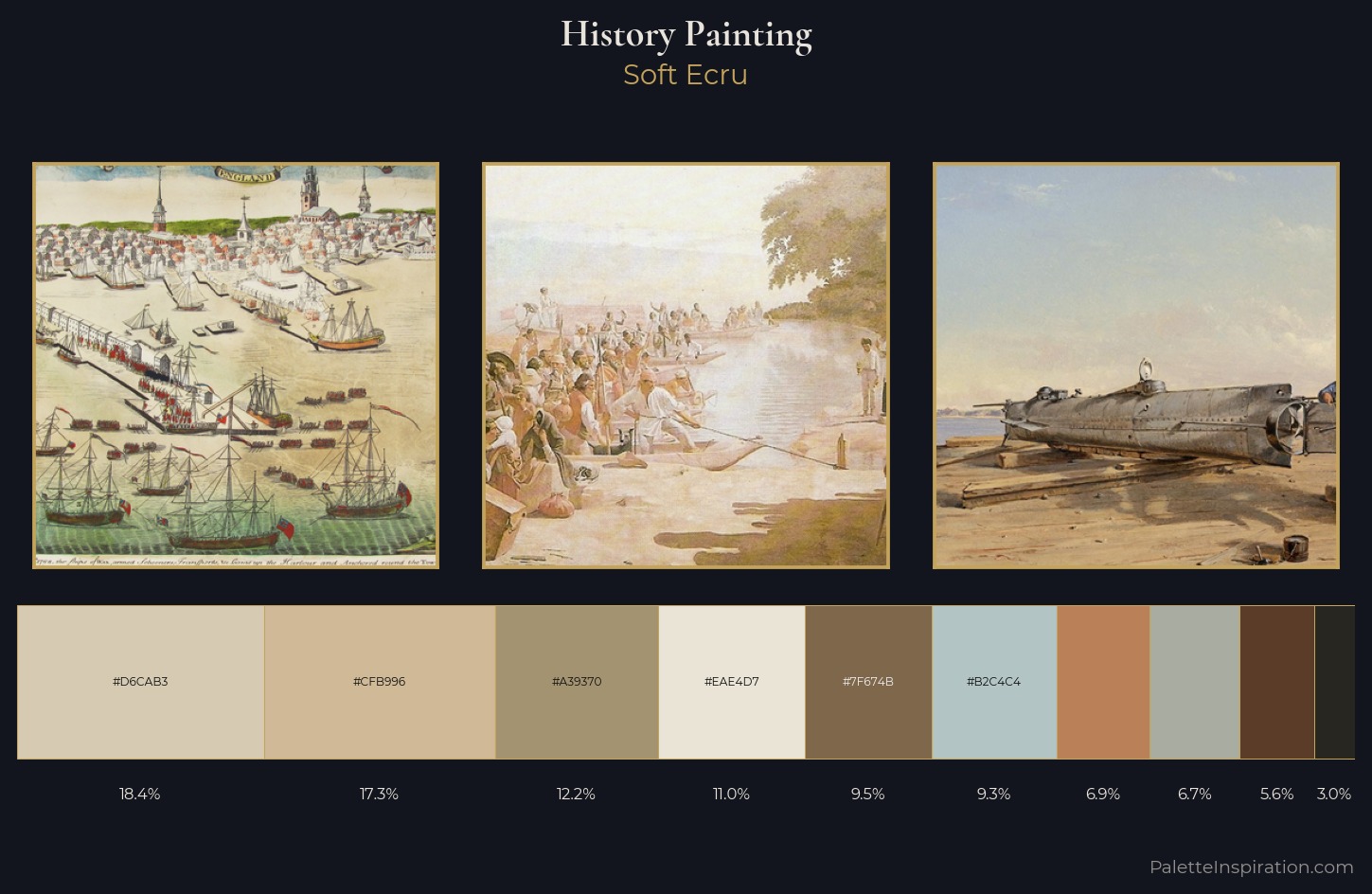 history painting Color Palette