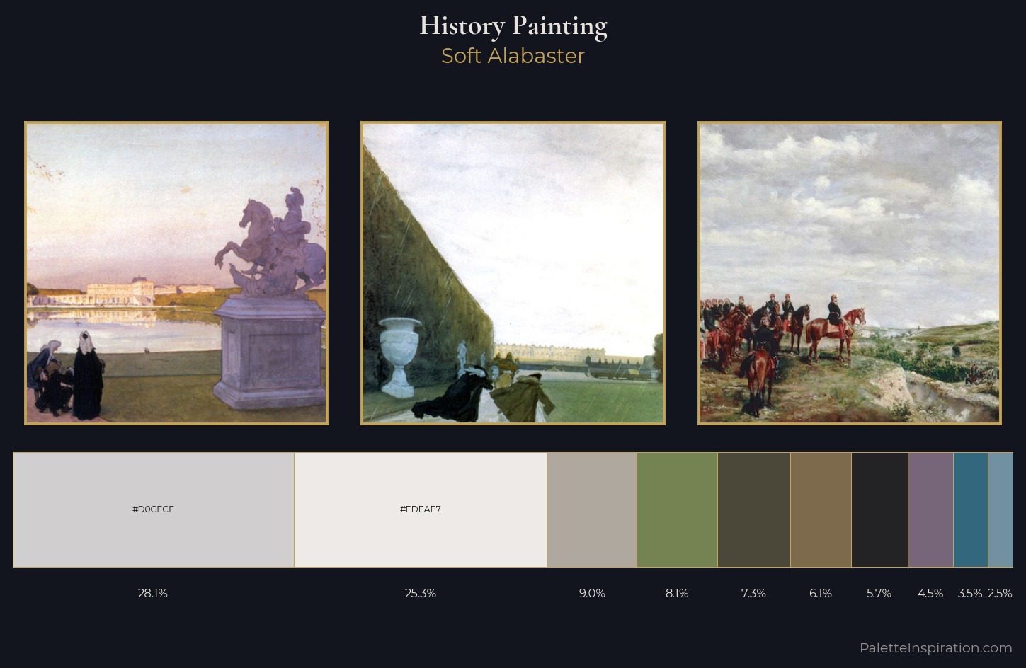 history painting Palette 5 — Soft Alabaster