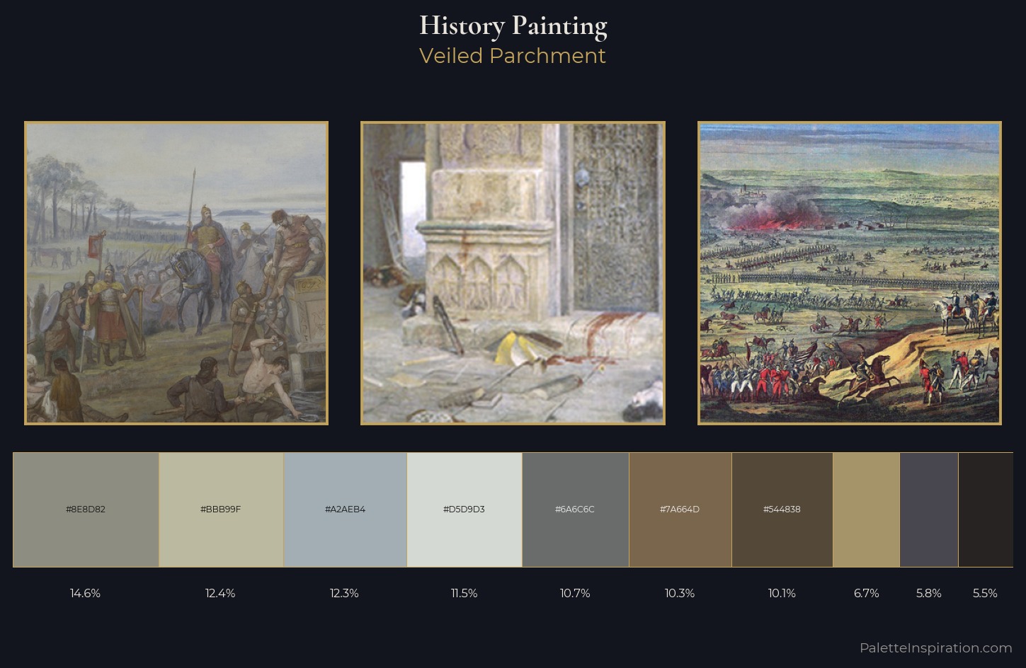 history painting Palette 8 — Veiled Parchment