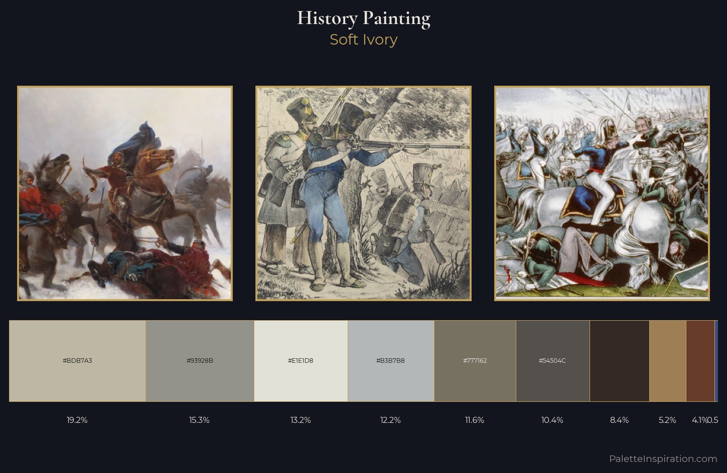 history painting Palette 9 — Soft Ivory