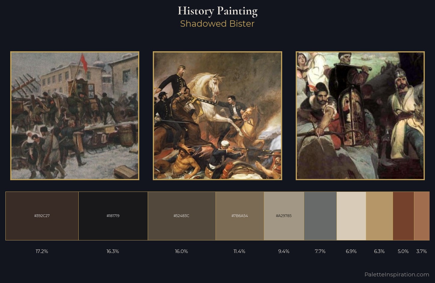 history painting Palette 27 — Shadowed Bister
