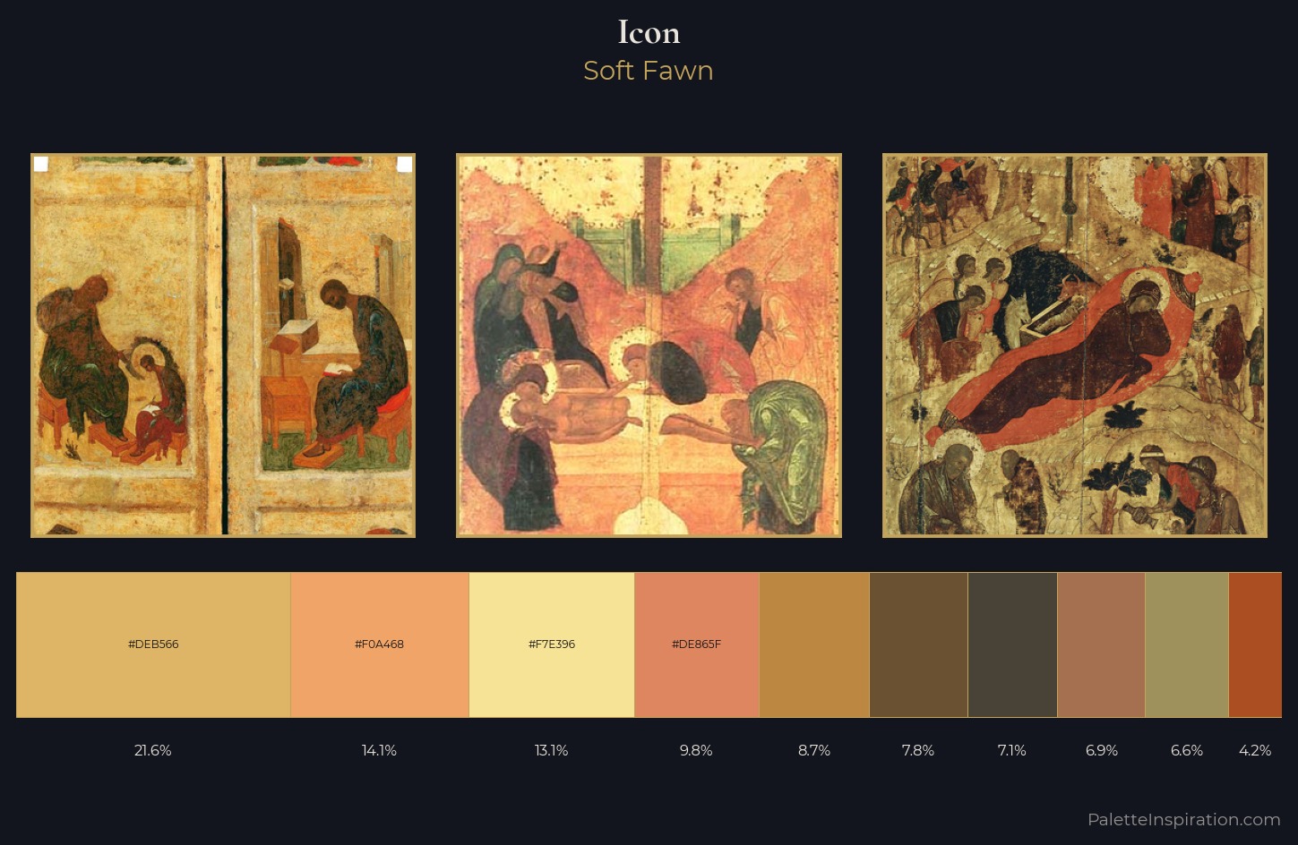 icon Palette 1 — Soft Fawn