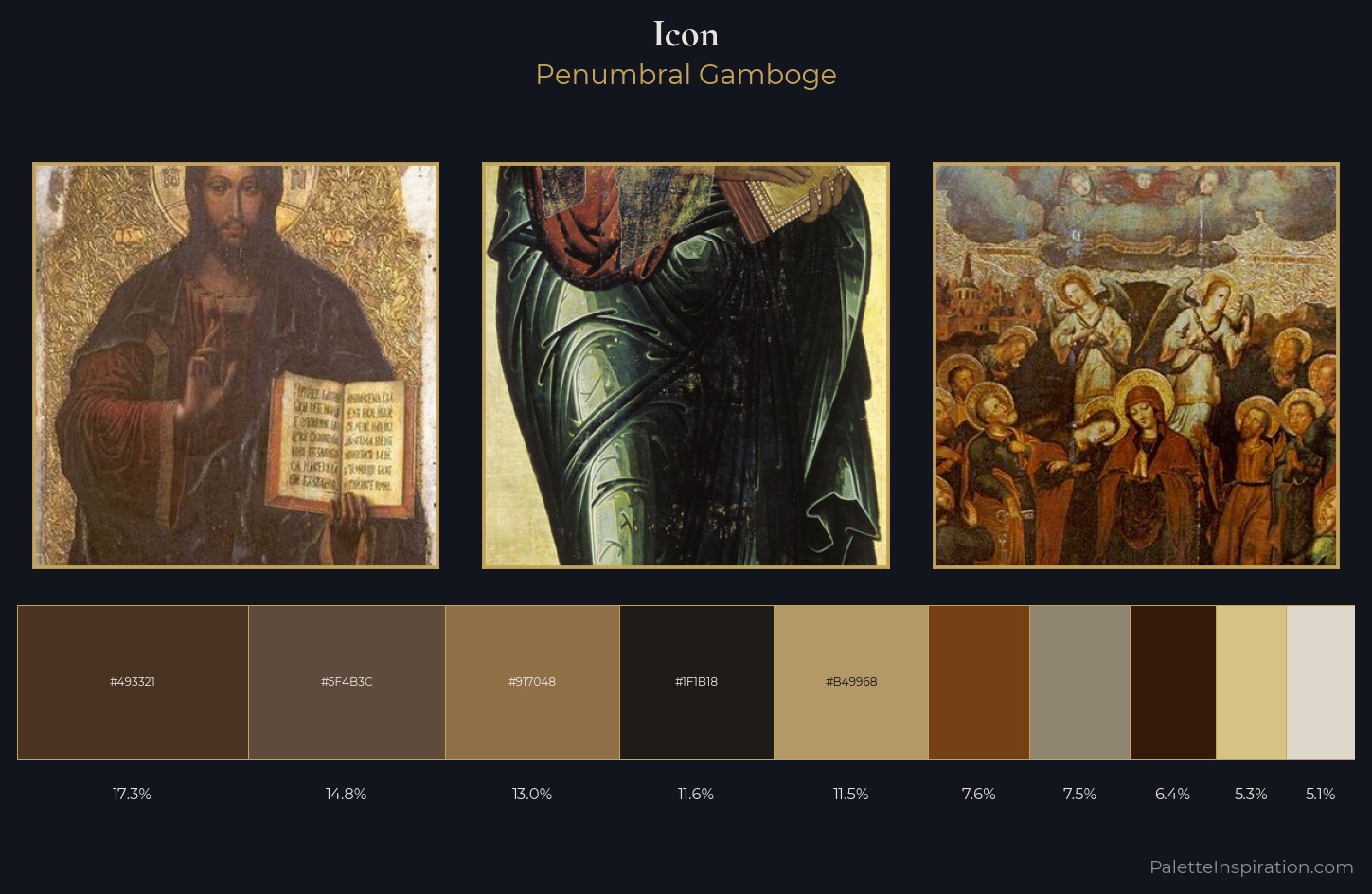 icon Palette 6 — Penumbral Gamboge