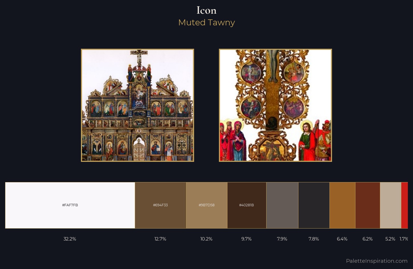icon Palette 8 — Muted Tawny
