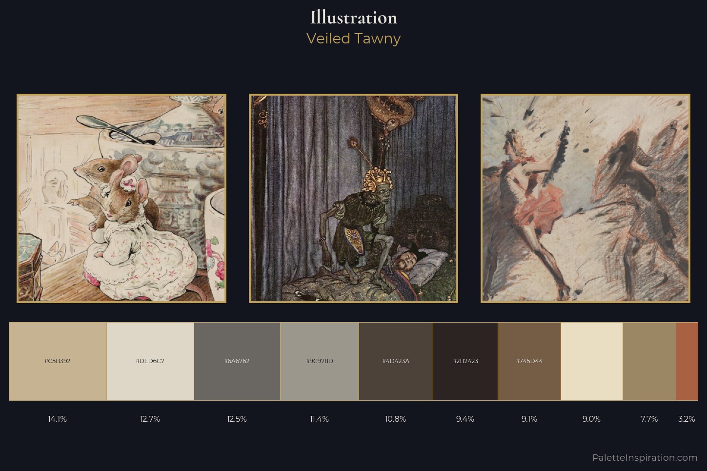 illustration Master Palette — Veiled Tawny