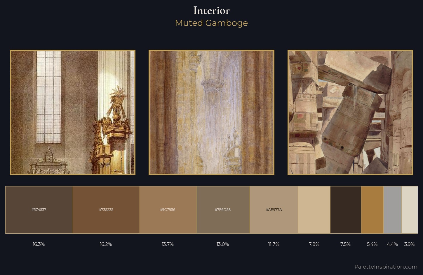 interior Palette 7 — Muted Gamboge