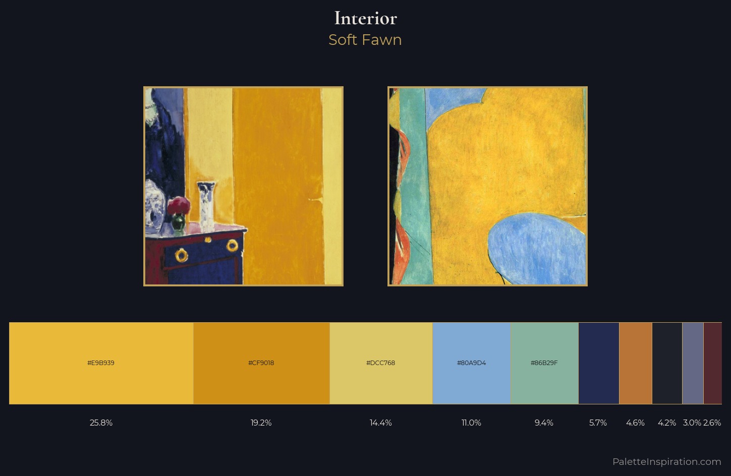 interior Palette 11 — Soft Fawn