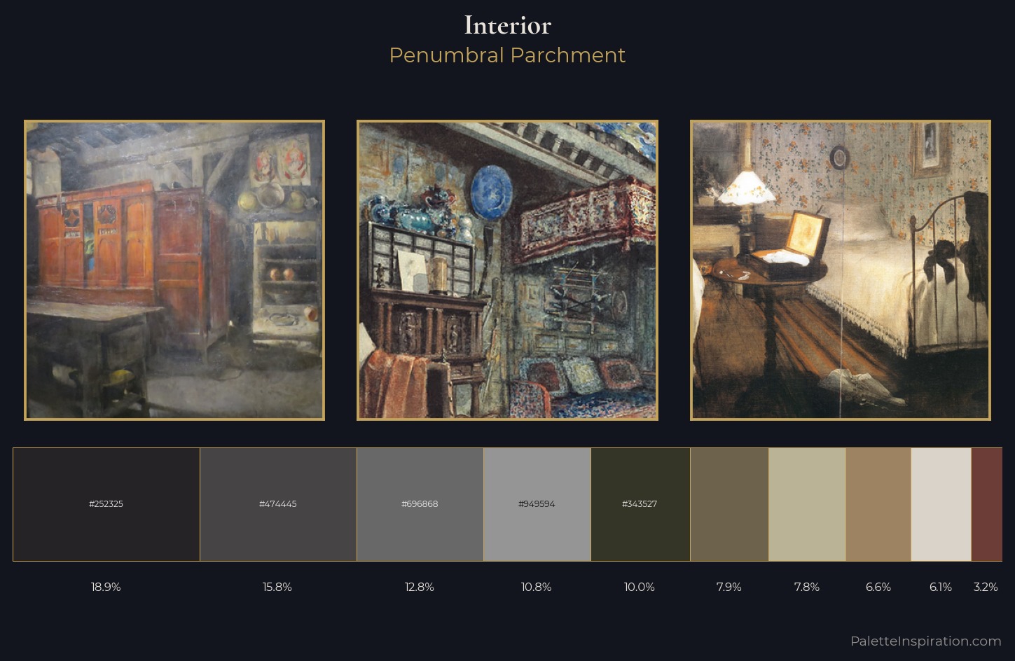 interior Palette 17 — Penumbral Parchment