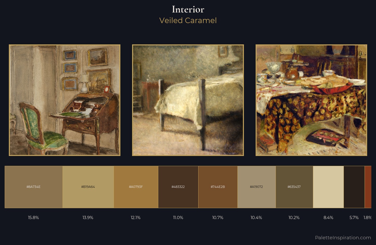 interior Palette 19 — Veiled Caramel