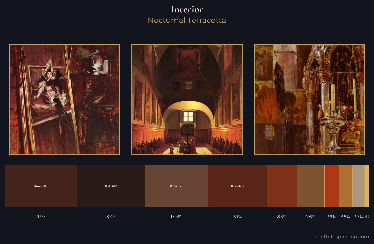 interior Palette 27 — Nocturnal Terracotta