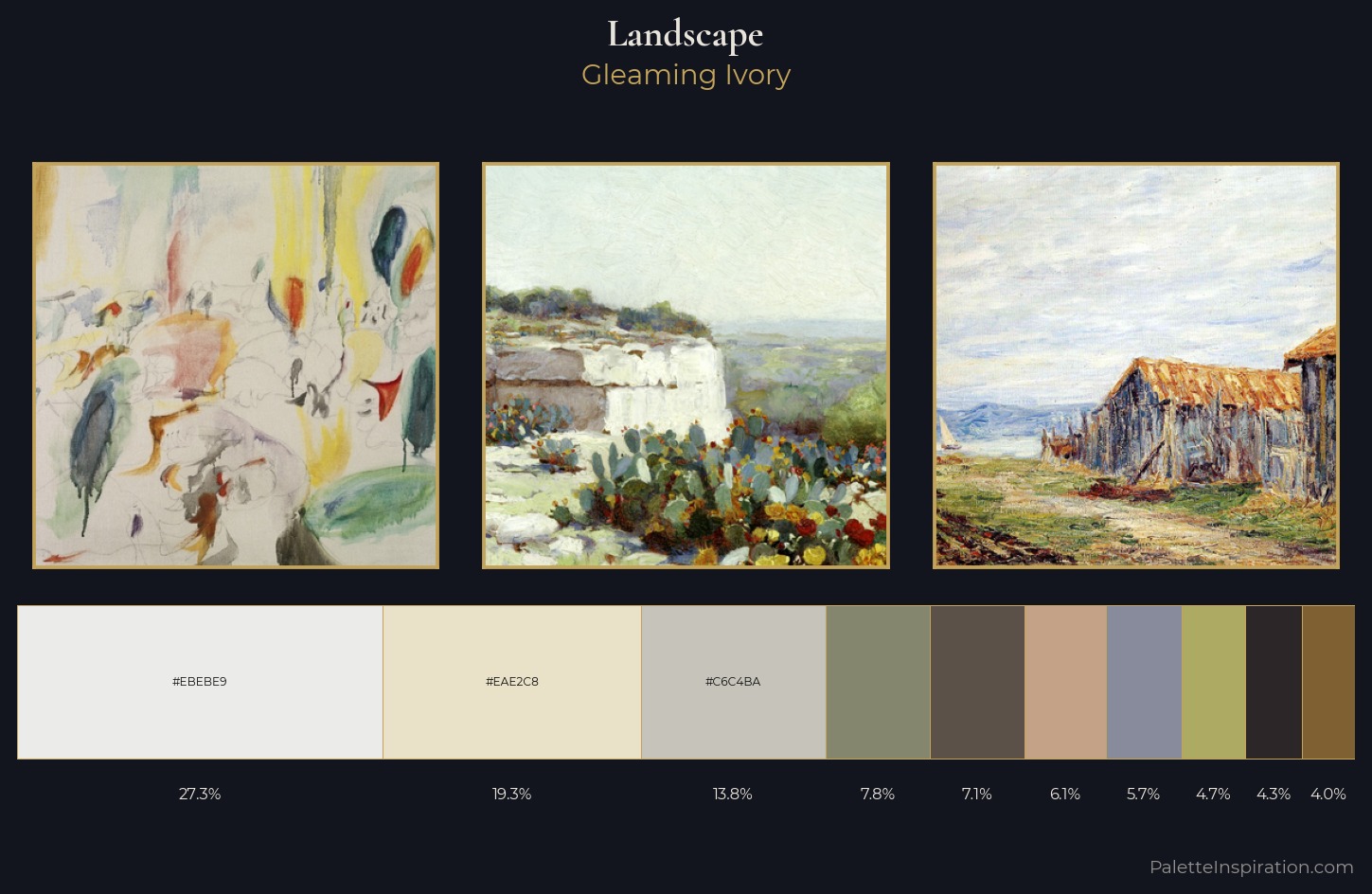 landscape Palette 2 — Gleaming Ivory