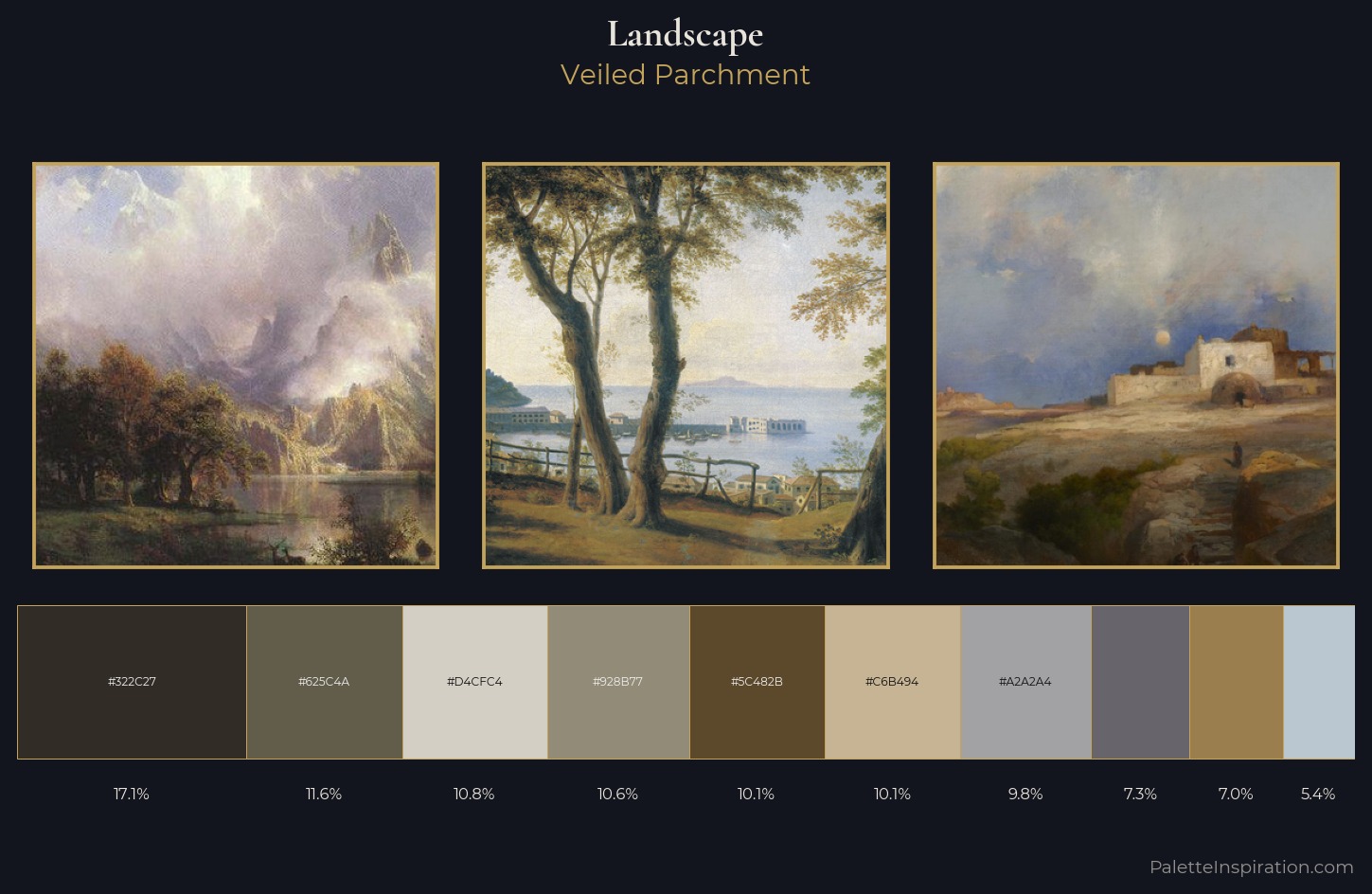 landscape Palette 10 — Veiled Parchment