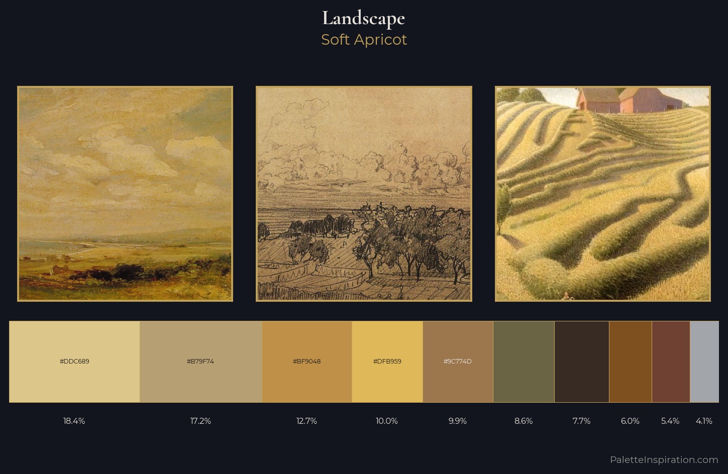 landscape Palette 13 — Soft Apricot