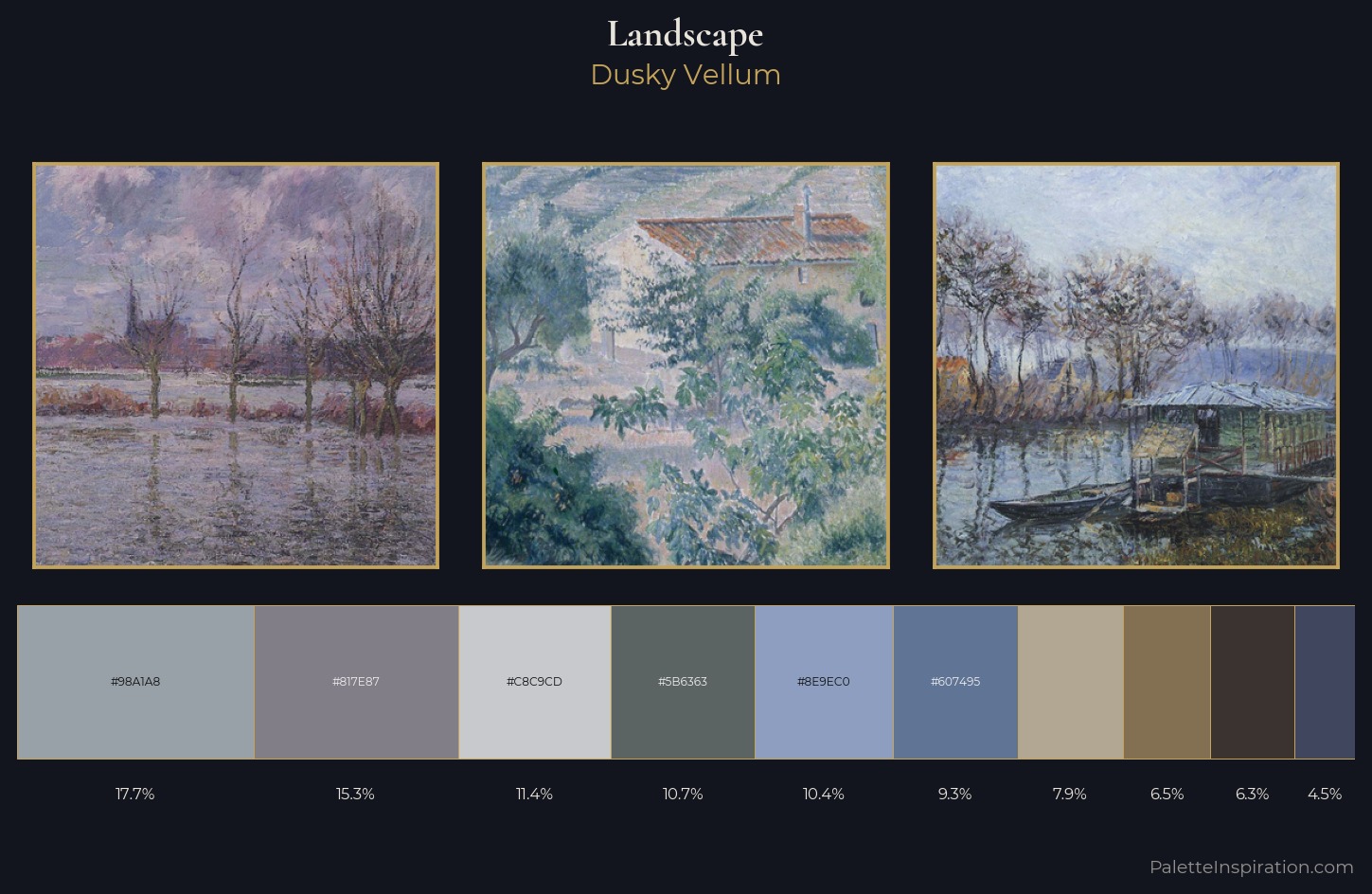 landscape Palette 14 — Dusky Vellum