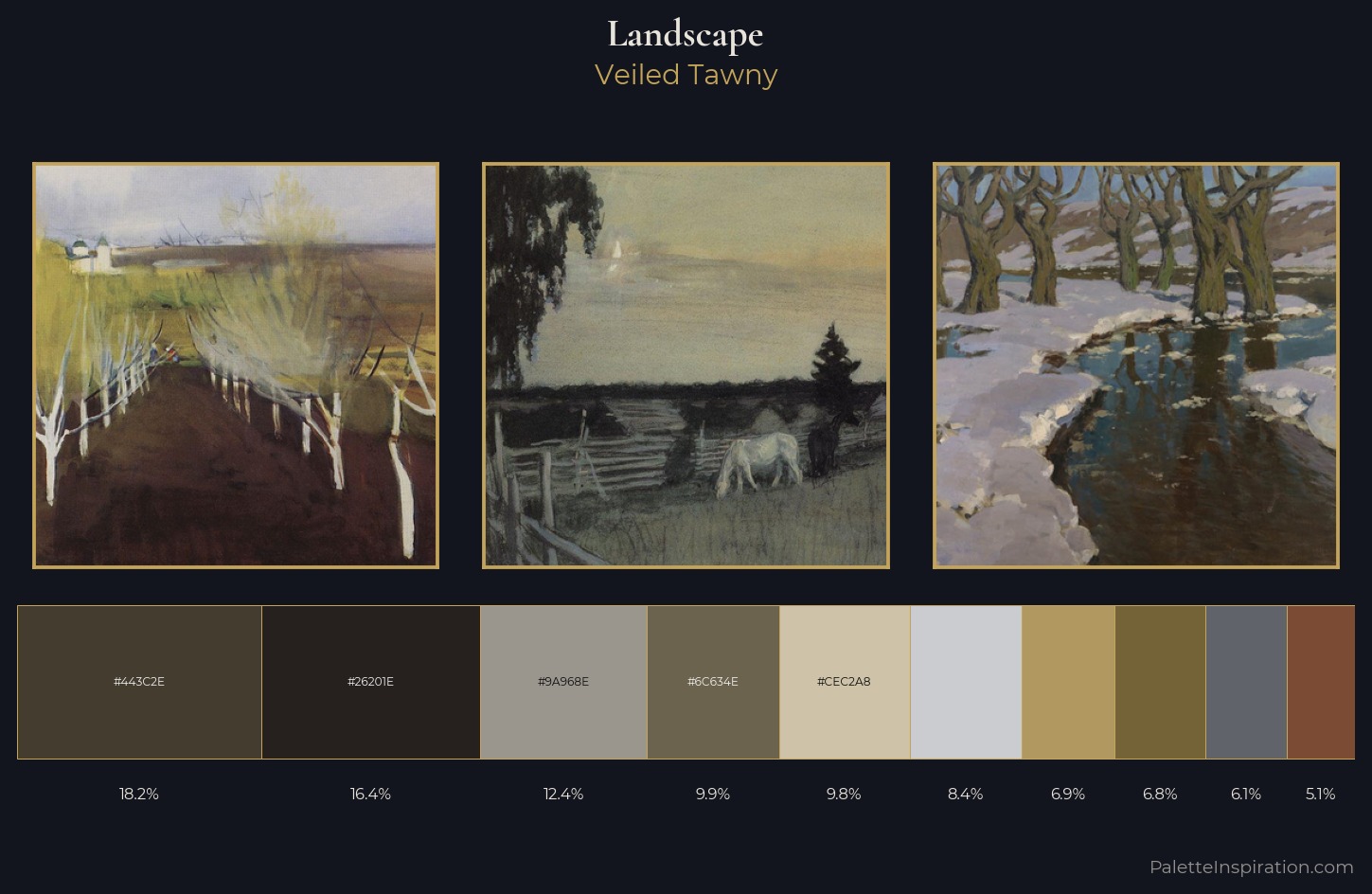 landscape Palette 19 — Veiled Tawny