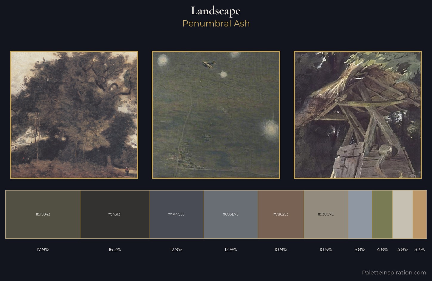 landscape Palette 21 — Penumbral Ash