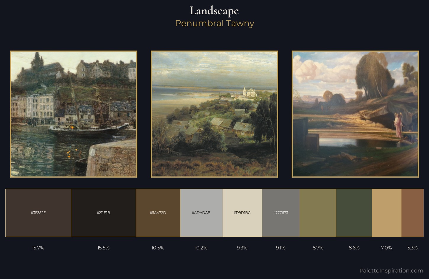 landscape Palette 24 — Penumbral Tawny