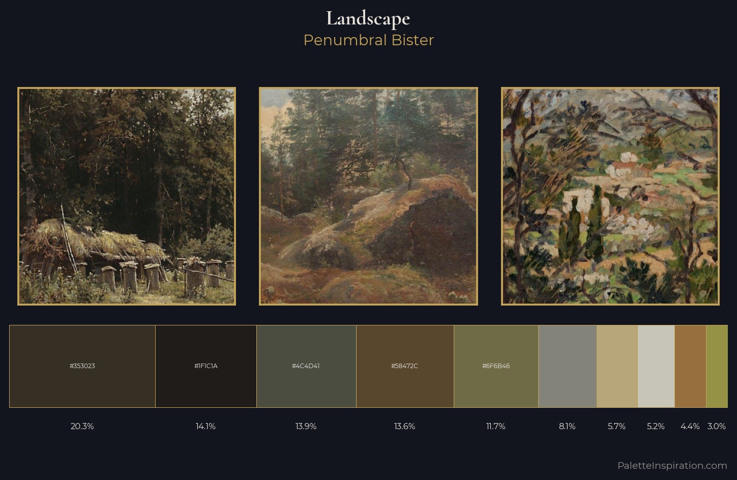 landscape Palette 26 — Penumbral Bister