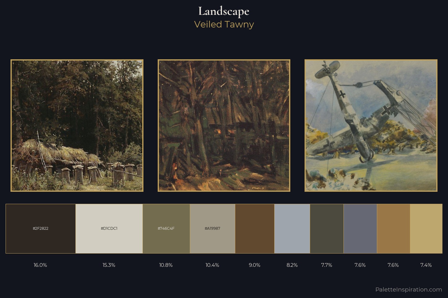 landscape Master Palette — Veiled Tawny