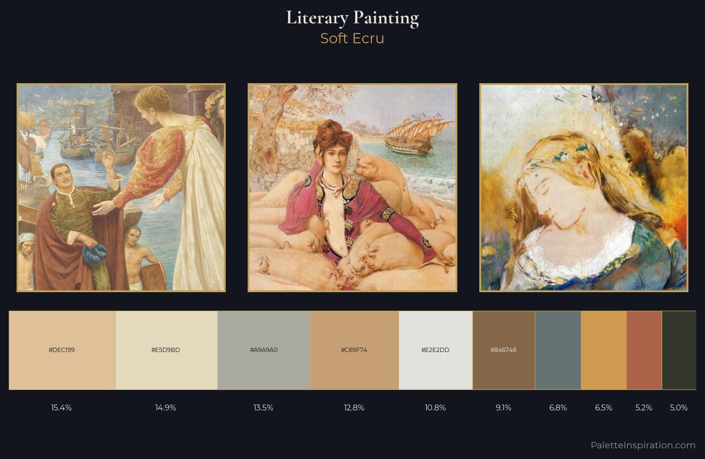 literary painting Palette 1 — Soft Ecru