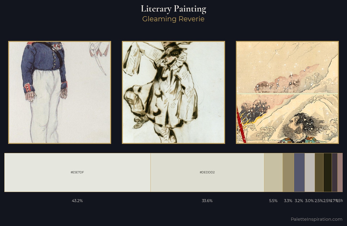 literary painting Palette 3 — Gleaming Reverie