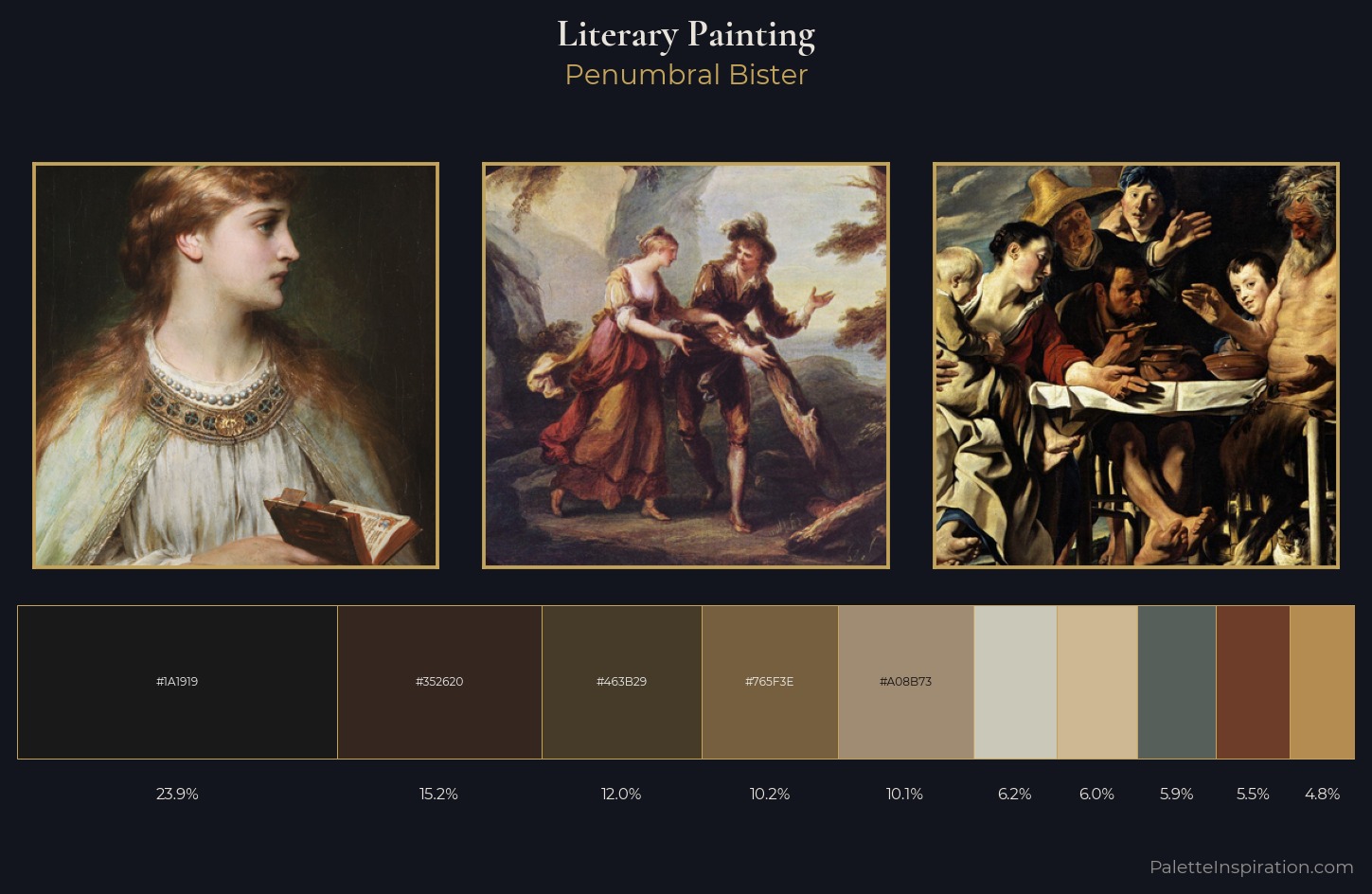 literary painting Palette 15 — Penumbral Bister