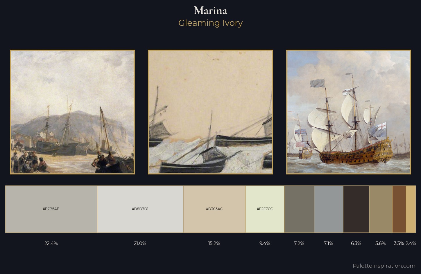 marina Palette 3 — Gleaming Ivory