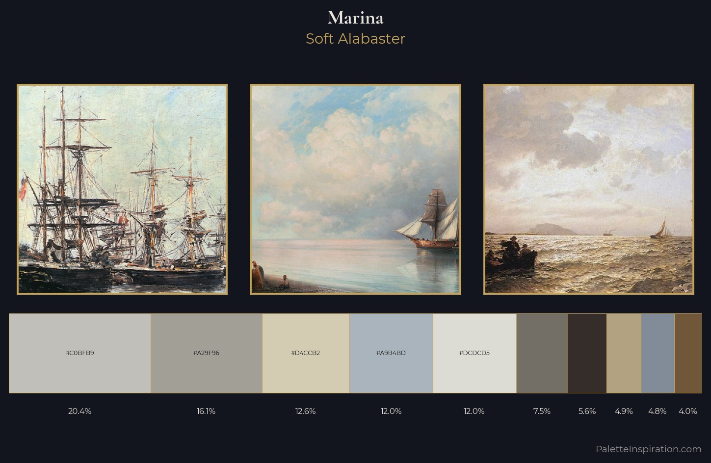 marina Palette 4 — Soft Alabaster