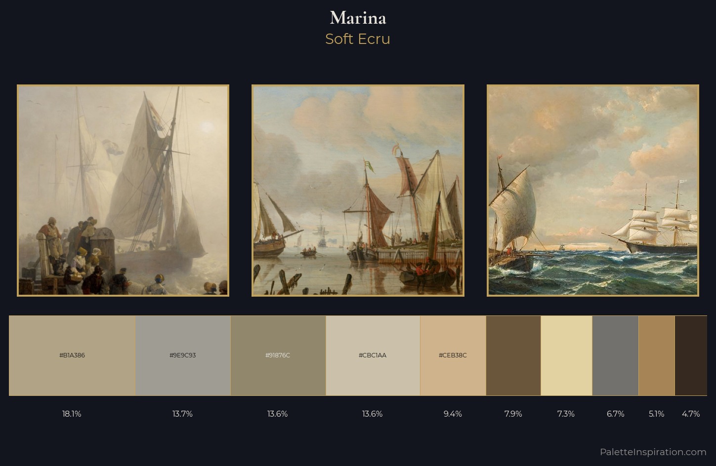 marina Palette 5 — Soft Ecru