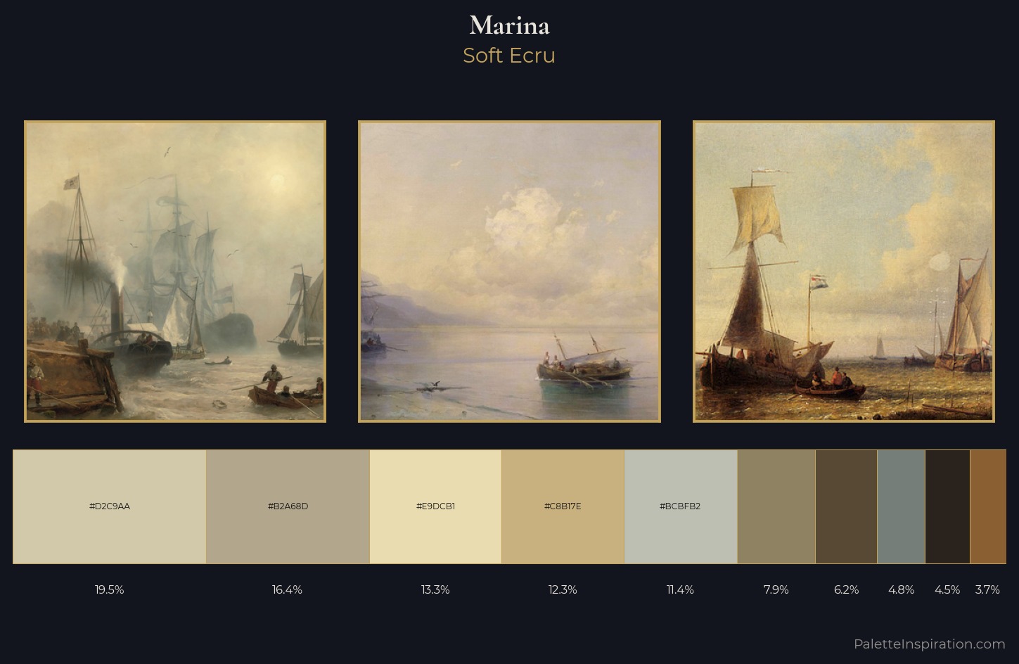 marina Palette 6 — Soft Ecru
