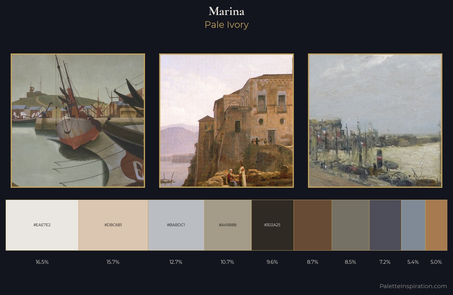 marina Palette 9 — Pale Ivory